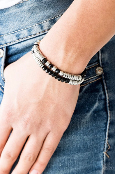 Downright Dressy- Black Bracelet