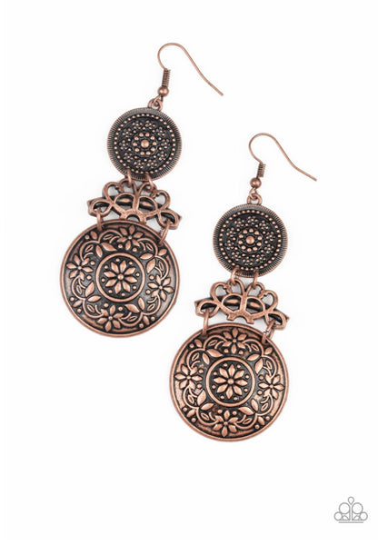 Garden Adventure- Copper Earrings