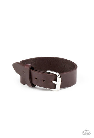 Tougher Than Leather- Brown Urban Bracelet