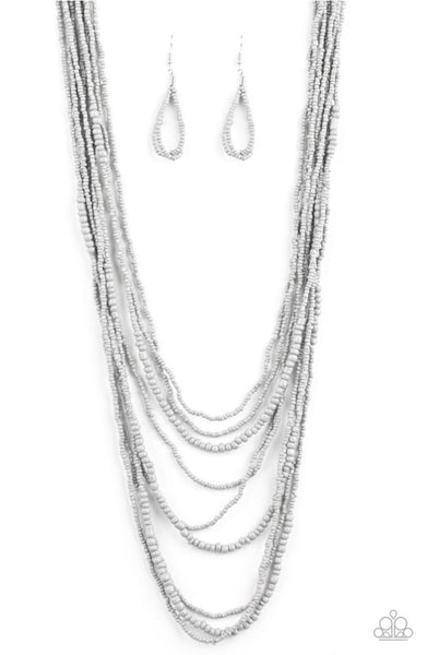 Totally Tonga- Silver Necklace