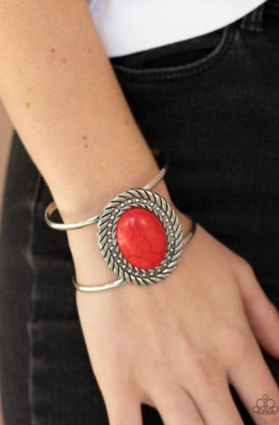 Desert Aura- Red Bracelet