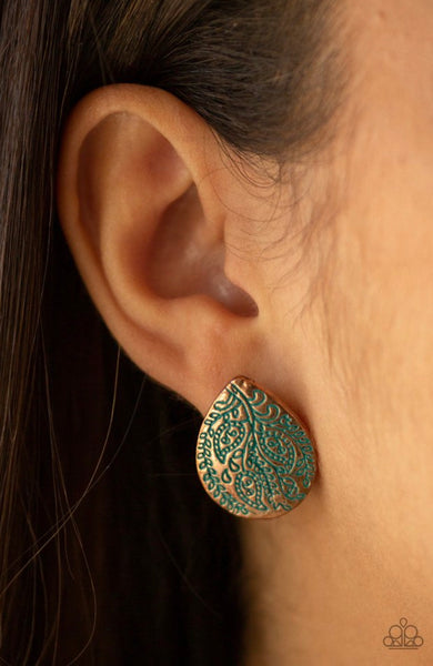 Seasonal Bliss- Copper Post Earrings