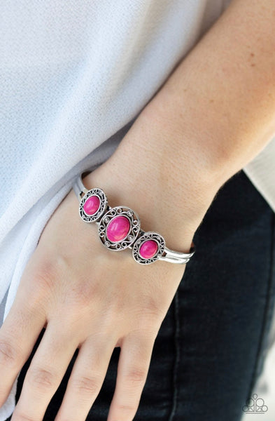 Stone Sage- Pink Bracelet