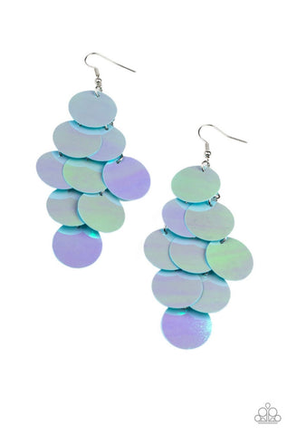 Mermaid Shimmer- Blue Earrings