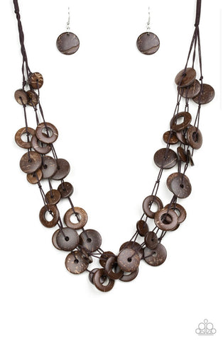 Wonderfully Walla Walla- Brown Necklace