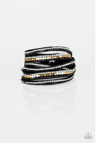 Rock Star Attitude- Black Bracelet