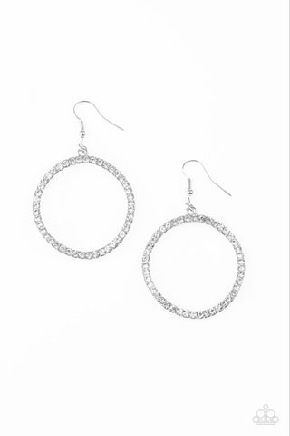 Stoppin Traffic- White Earrings