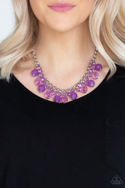 Fiesta Fabulous- Purple Necklace