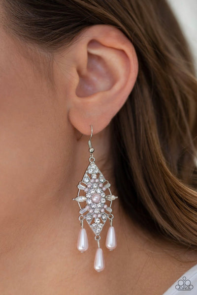 Majestic Mood- Pink Earrings