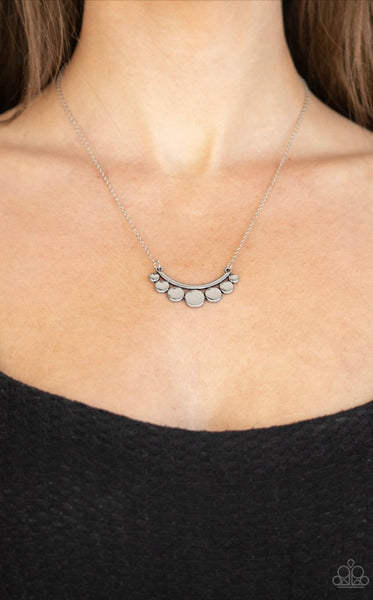 Melodic Metallics- Silver Necklace