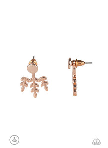 Autumn Shimmer- Rose Gold Post Earrings