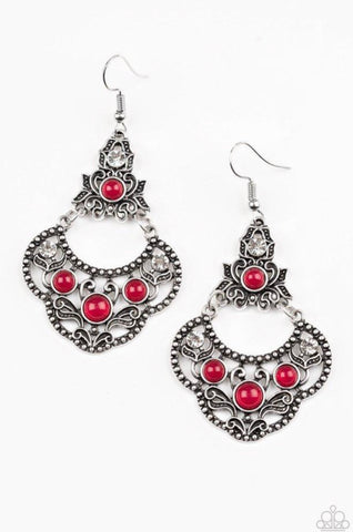 Garden State Glow- Red Earrings