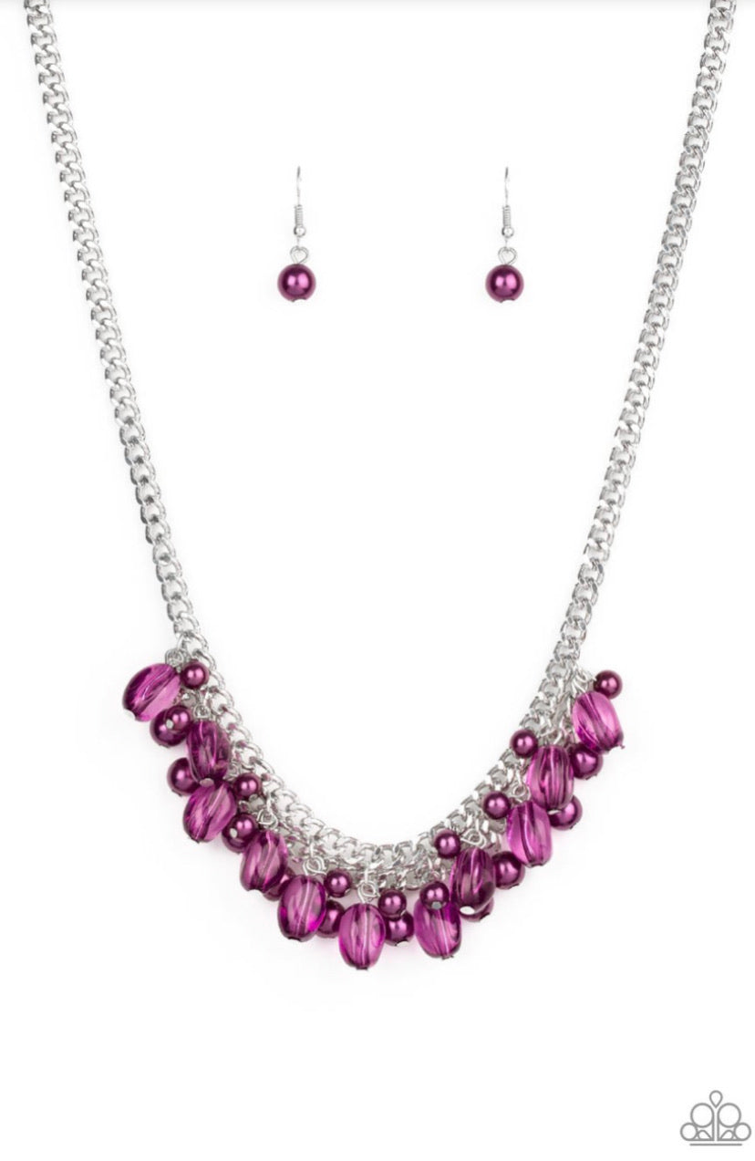 5th Avenue Flirtation- Purple Necklace