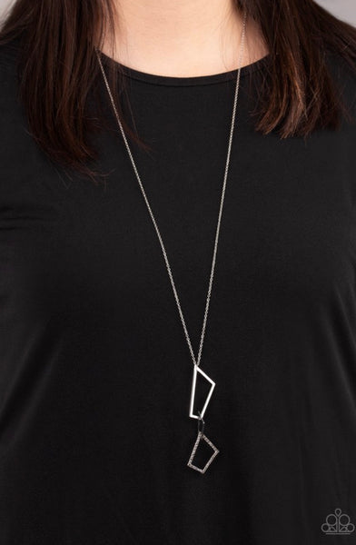 Shapely Silhouettes- Silver Necklace