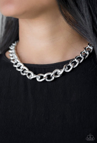 Heavyweight Champion- Silver Necklace